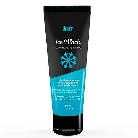 Lubrificante Ice Black Sabor Menta 50ml Intt