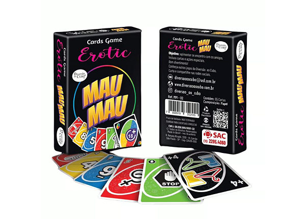 Jogo De Cartas Erótico Mau Mau Diversão Ao Cubo