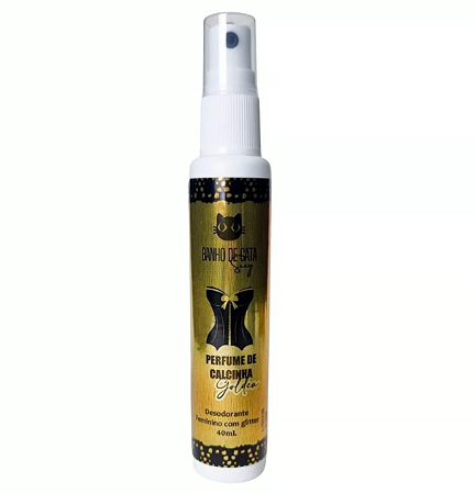 Desodorante e Perfume de Calcinha Golden - Banho De Gata 40ml