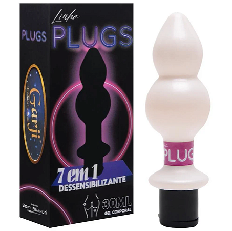 Plug Anal Com Gel Dessensibilizante 7 Em 1 30Ml Garji