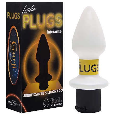 Plug Anal Com Lubrificante Siliconado 15Ml Garji