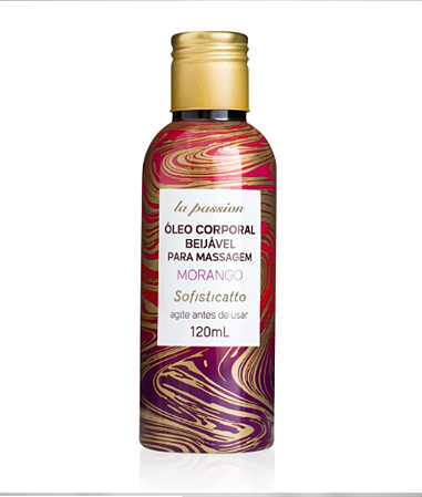Óleo Corporal Beijável 120ml La Passion - Sofisticatto