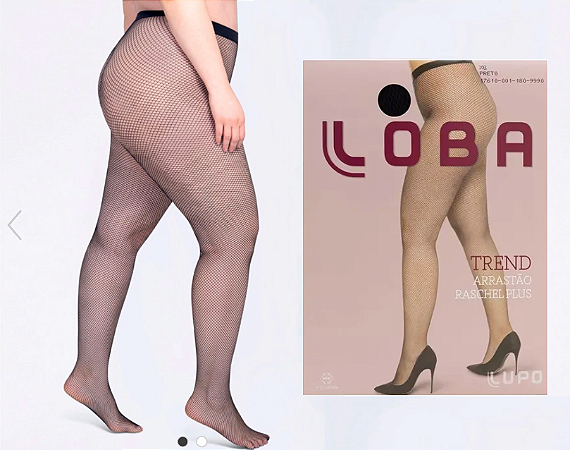 Meia Loba AF Trend PLUS ARRASTÃO Raschel - Lupo