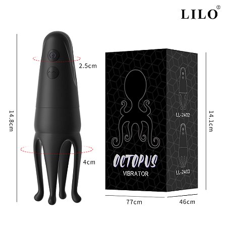 Vibrador Polvo 2 in 1 com 10 modos de vibração - mas e fem - LILO