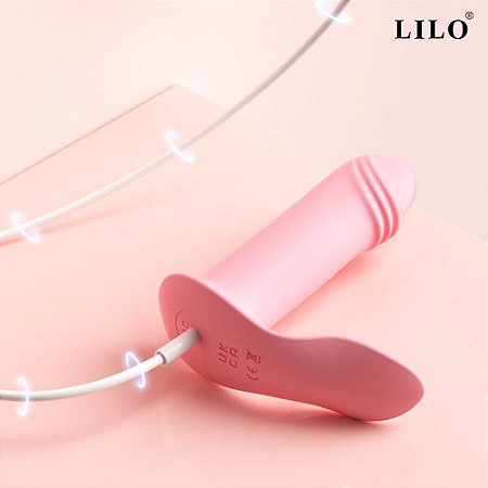 Vibro de calcinha c/ penetração 10 m. de vibração, APP - LILO - ES063