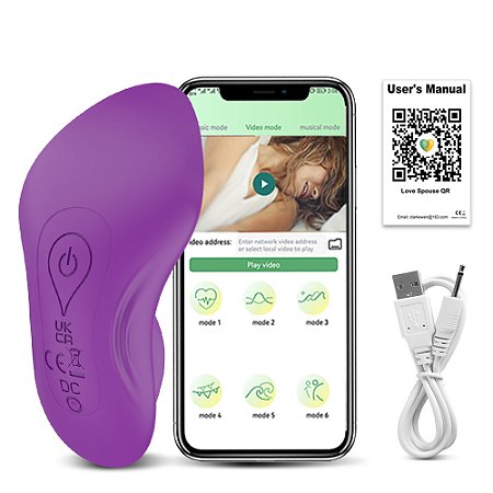 Vibrador para formato da calcinha, 10 m. vibração - YOUVIBE - ES070