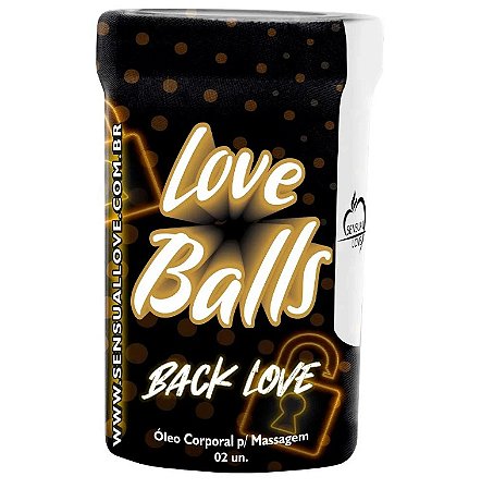 Love Balls Back Love Anal 02 Unidades Sensual Love