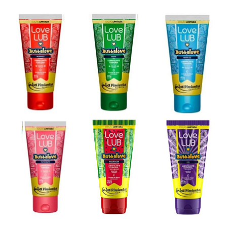 Lubrificante Íntimo Love Lub Bubbalove 60g La Pimienta