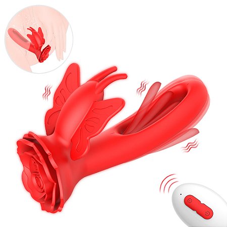 Vibrador de ponto G. Possui 2 motores , Com 9 modos de vibração - OLENA