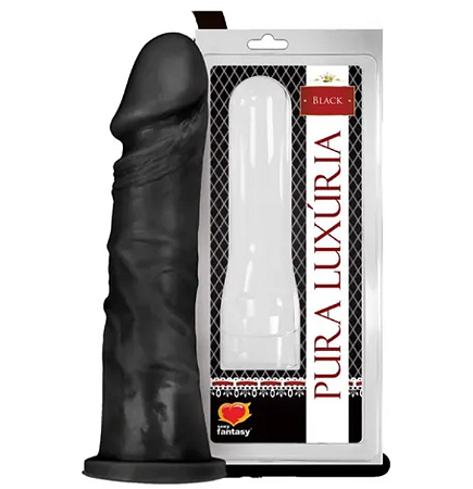 Prótese Sem Vibro 18,5x4,2cm Sexy Fantasy preto
