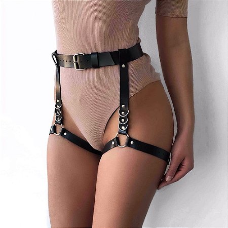 Cinta Liga de Couro - YOUVIBE