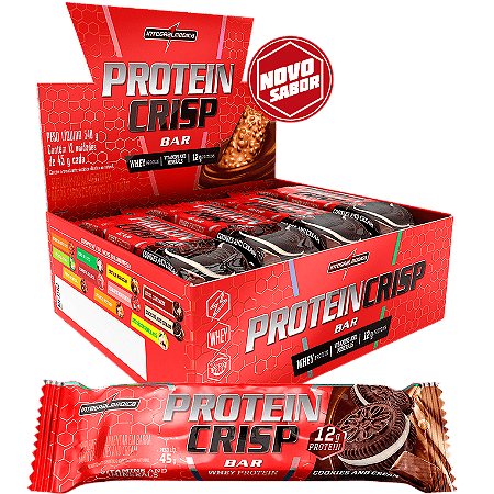 Protein Crisp Bar 12 barras - Integralmédica