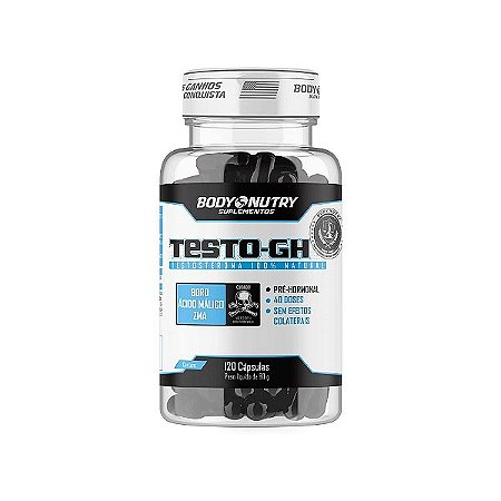 Testo Gh Testosterona 120 Cápsulas - Pré Hormonal -  Body Nutry