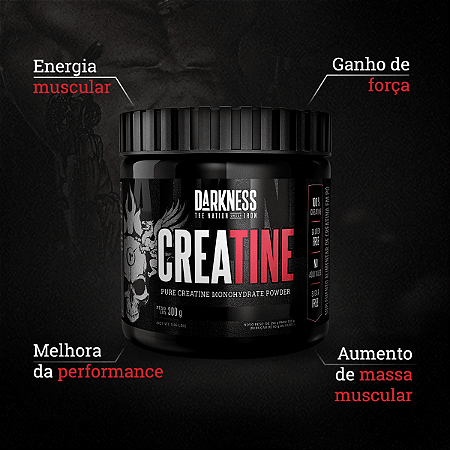 Creatina 300G Darkness - Integralmédica