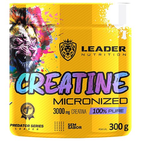 Creatina Micronizada Pura 300g - Leader Nutrition