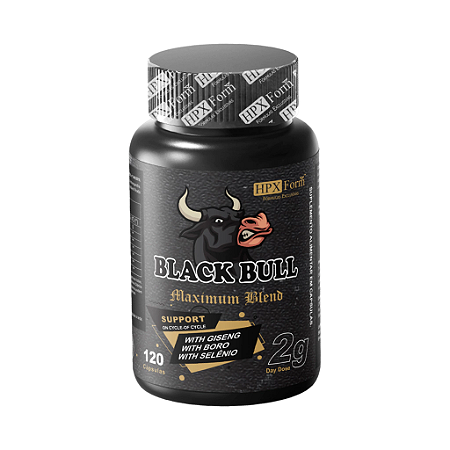 Black Bull - Maximum Blend - 120 Cápsulas - HPX Form