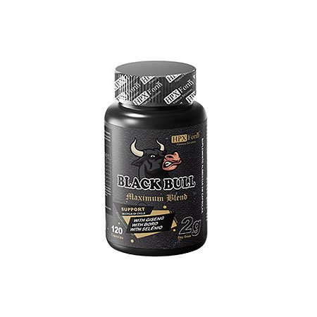 Black Bull - Maximum Blend - 120 Cápsulas - HPX Form