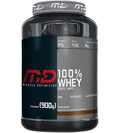 100% Whey Protein 900g MD - Muscle Definition