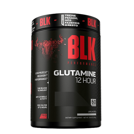 Glutamina Glutamine 12 Hour 300g - BLK Performance