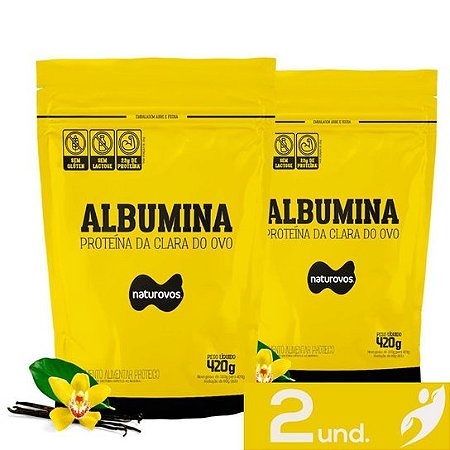 2 unidades Albumina 420g - Naturovos