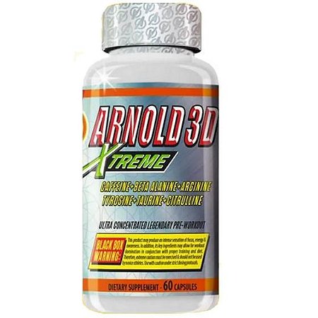 Arnold 3D Xtreme - 60 Cápsulas - Arnold Nutrition