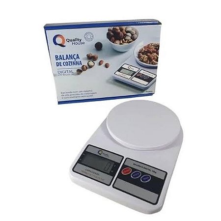 BALANÇA DE COZINHA ATÉ 10KG QUALITY HOUSE QH-0157