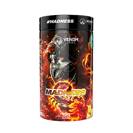 MADNESS 350g *50 doses* (PRÉ TREINO BRUTO) – Venom Labs
