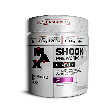 SHOOK WORKOUT RAFAEL BRANDÃO 300g (Pré Treino) – MAX TITANIUM