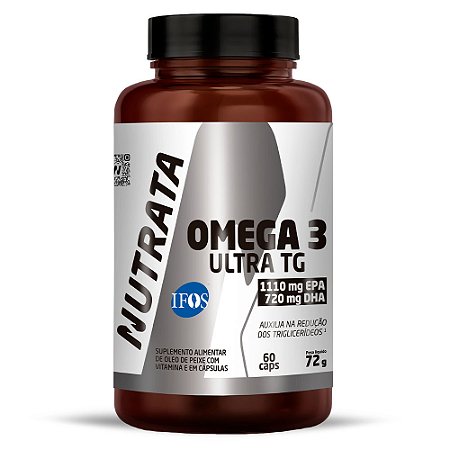 Nutrata Ômega Ultra TG 60 cápsulas - Suplemento de Ômega 3