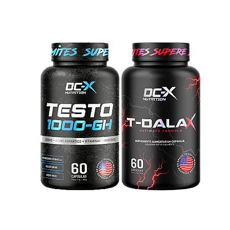 TESTO 1000-GH 60 Cápsulas + T-DALA X 60 Cápsulas - DCX NUTRITION