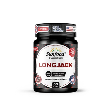Long Jack 2.000mg 60 Cápsulas - Sunfood Evolution