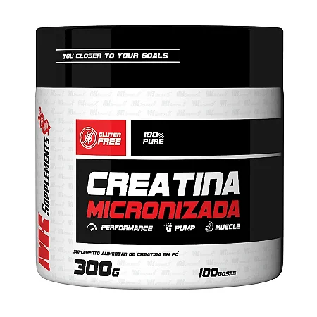 CREATINA 300G - MK SUPLEMENTOS