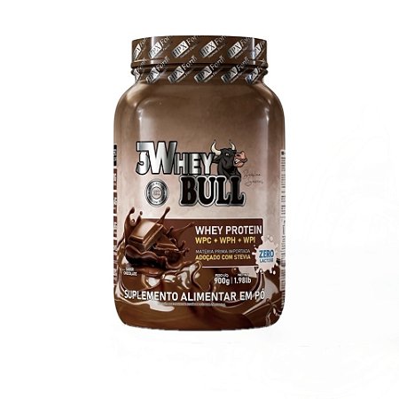 Whey Protein 3W Bull HpxForm 900g – 21g Proteína | Zero Lactose | Whey Concentrado, Isolado e Hidrolisado
