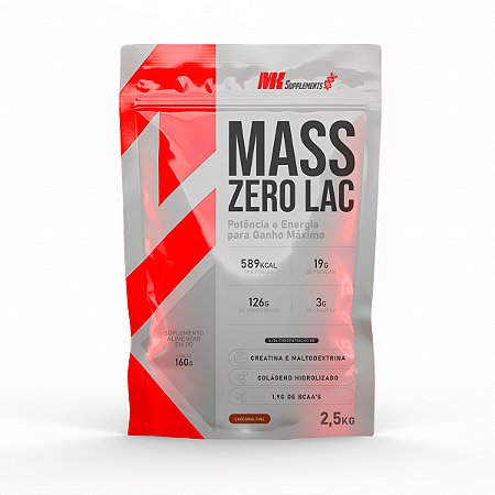Mass Zero Lac Hipercalórico MK Supplements 2,5kg