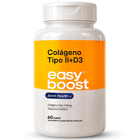 Colágeno Tipo II + D3 60 Caps - Easy Boost
