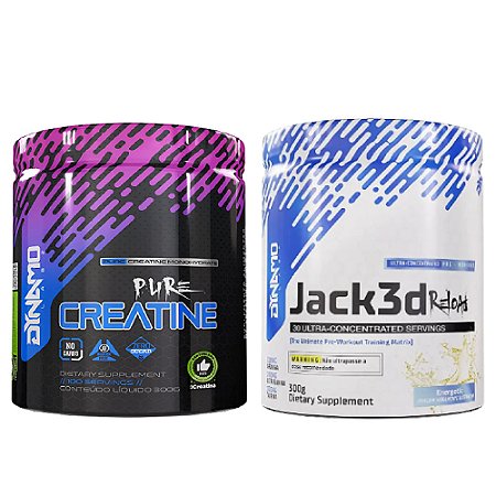 Creatine 300g + JACK3D RELOAD 300G - DYNAMO LABZ