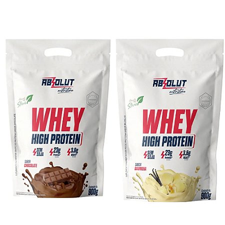 Combo 2x Whey High Protein 900g – Absolut Nutrition