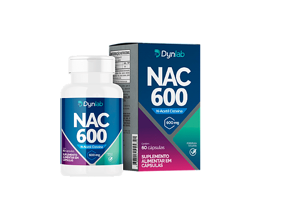 NAC 600mg - 60 caps - Dynlab