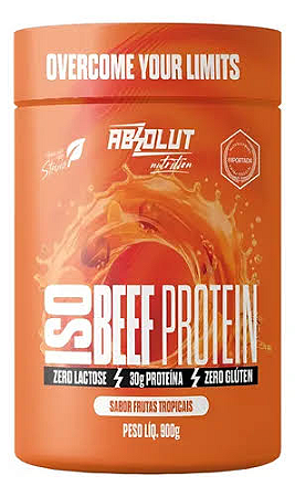 Iso Beef Protein 900g Absolut Nutrition | Proteína Bovina Zero Lactose e Zero Glúten