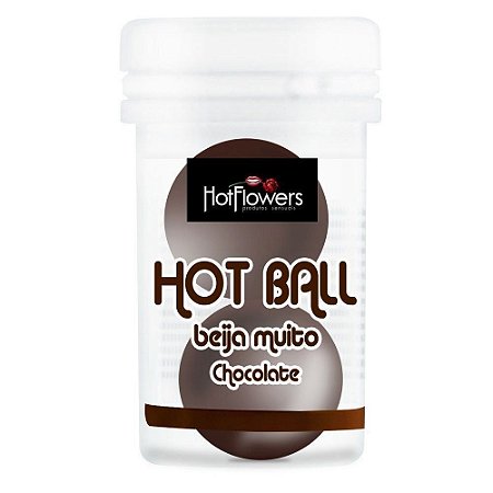 HOT BALL BEIJA MUITO CHOCOLATE 02 UNIDADES HOT FLOWERS
