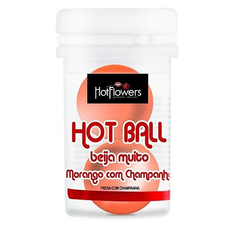BOLINHA BEIJA MUITO MORANGO COM CHAMPANHE 02 UNIDADES HOT FLOWERS