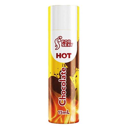 GEL HOT BEIJÁVEL CHOCOLATE PARA MASSAGEM 15ML FOR SEXY