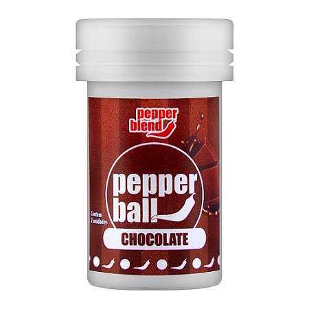 PEPPER BALL BOLINHA CHOCOLATE COM 2 UNIDADES PEPPER BLEND