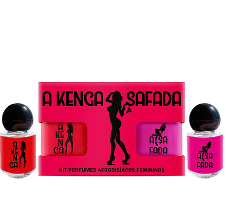 KIT A KENGA SAFADA PERFUME AFRODISÍACO FEMININO 5ML SEXY FANTASY