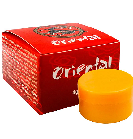 POMADA ORIENTAL CREME DE MASSAGEM 4G HOT FLOWERS