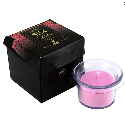 Sex Sens Vela Hidratante Corporal Love Pele Macia e Aveludada 20g Hot Flowers