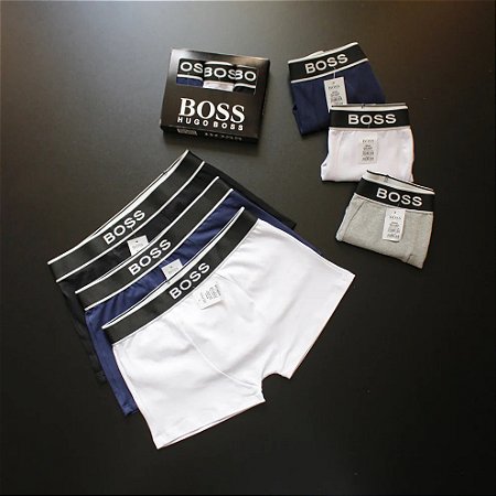 Kit 03 Cuecas Low Rise Trunk Boss