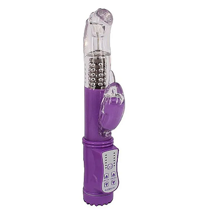 Jack Rabbit Vibrador Ponto G Rotativo 8 Rotações e 36 Modos de Vibração Sexy Import