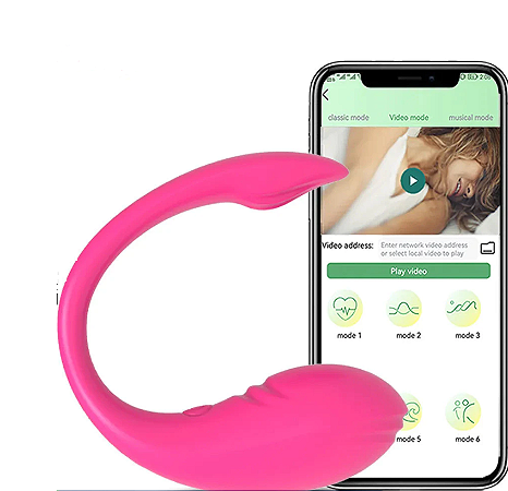 Vibrador de Calcinha com Imã por Aplicativo