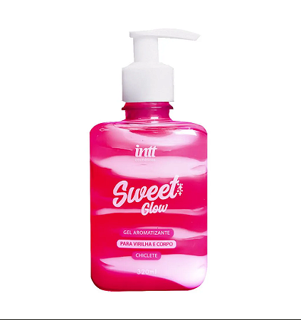Sweet Glow Chiclete Gel Hidratante Beijável para Virilha e Bumbum 320ml Intt